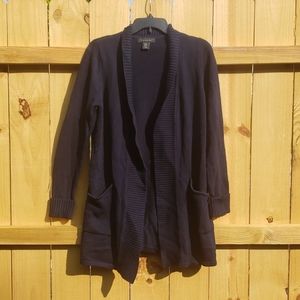 Navy Cardigan w/pockets